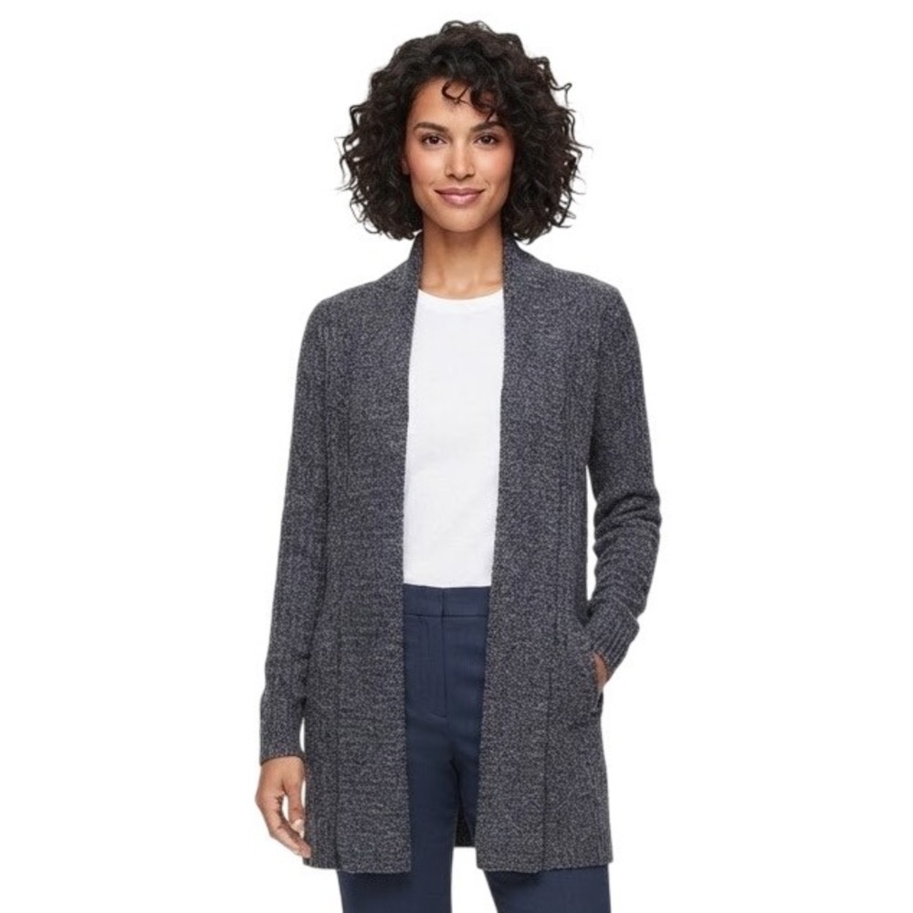 Barefoot Dreams Cardigan Grey Gray CozyChic Lite Cozy Chic Lite Pockets Medium
